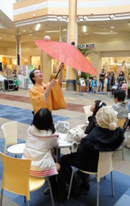 豊来家大二朗　傘まわし